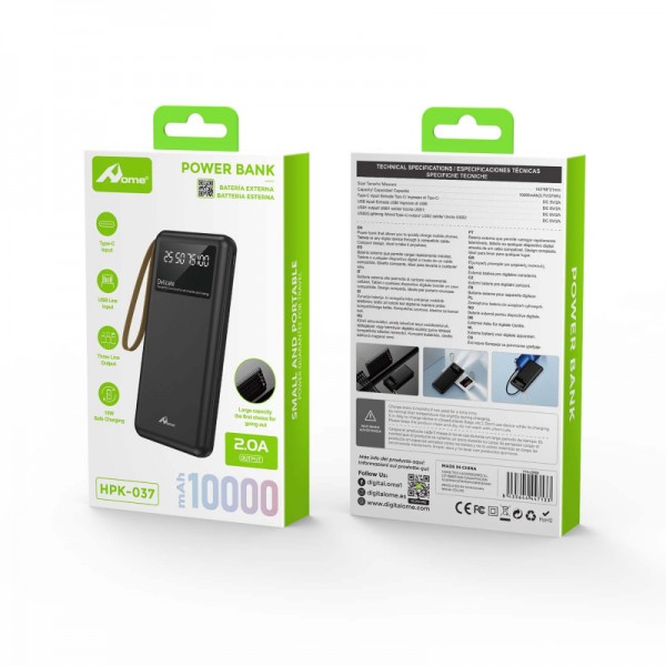 Batería externa 10.000Mah HPK-037 2