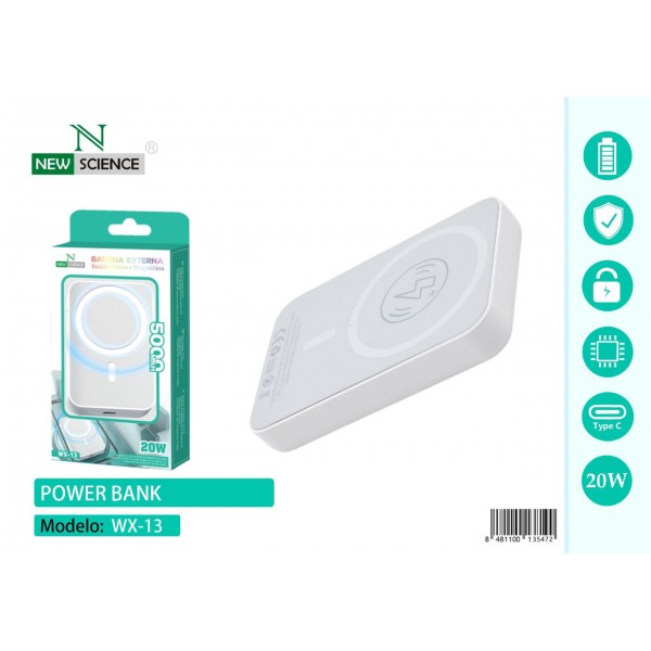 copy of Batería externa con carga inalámbrica 10.000Mah WX-14