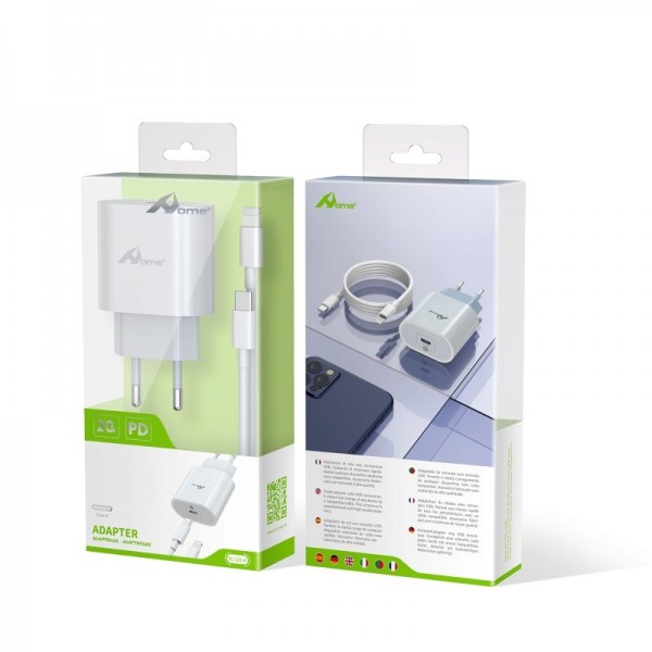 Adaptador de red con cable Lightning 20W TC-123-IP