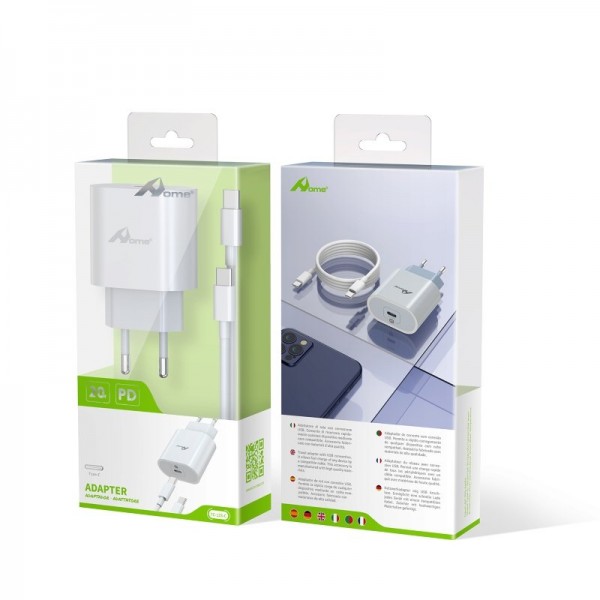 Adaptador de red con cable Tipo C 20W TC-123-C 2