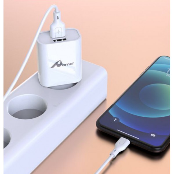 Adaptador de red 2.4A DUAL USB TC-139