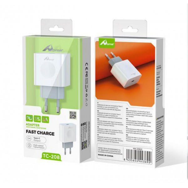 Adaptador de red para Tipo C 35W TC-208