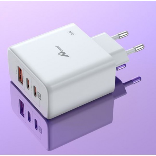 Adaptador de red doble Tipo C u USB 65W TC-212