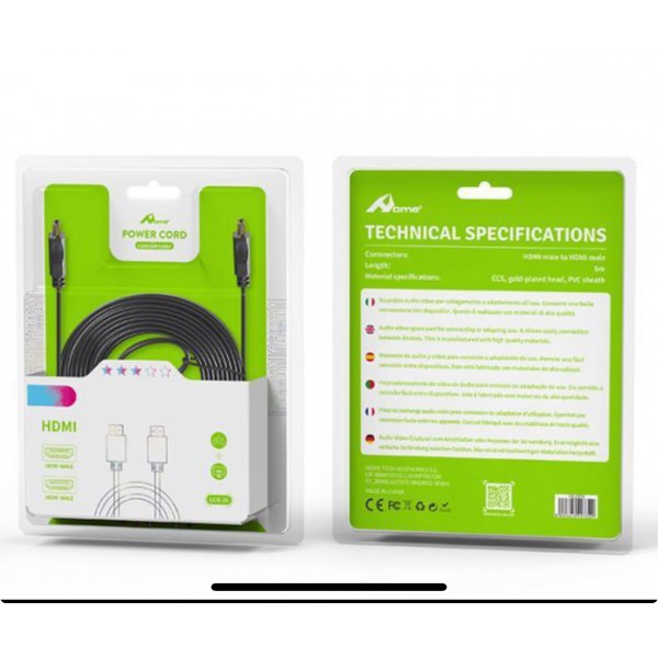 Cable HDMI - HDMI 1.5m Negro LCB-21