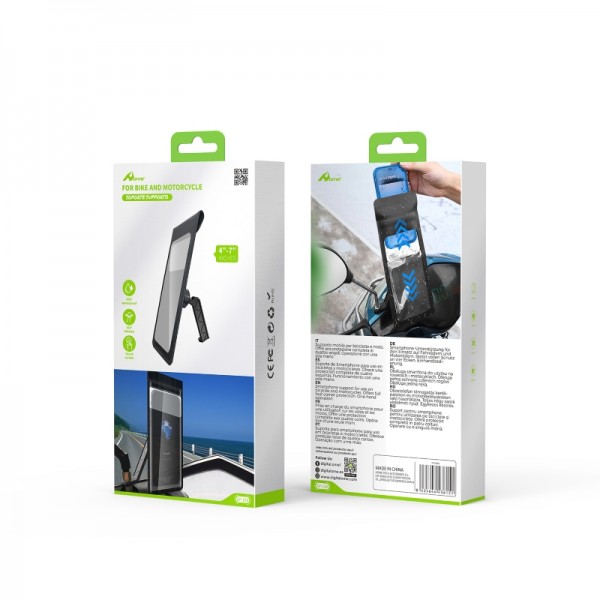 Soporte de móvil con funda impermeable para...