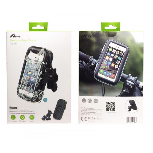 Soporte + funda impermeable para bicicleta MYE-036